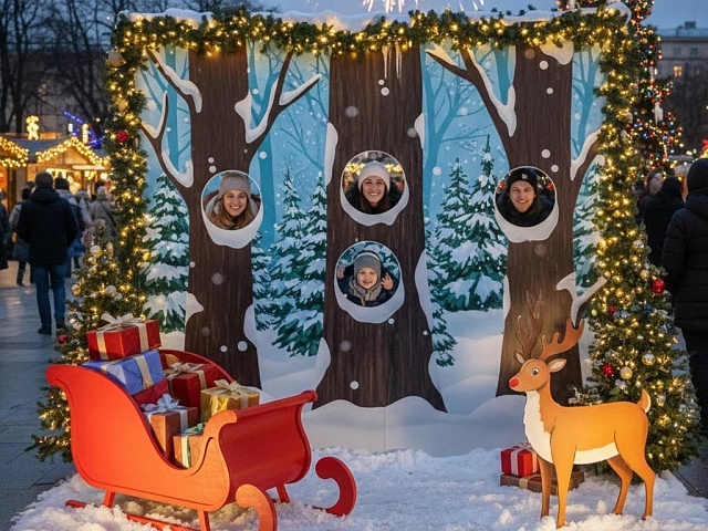 Тантамарески для новогодних фотозон: как создать яркие воспоминания о празднике